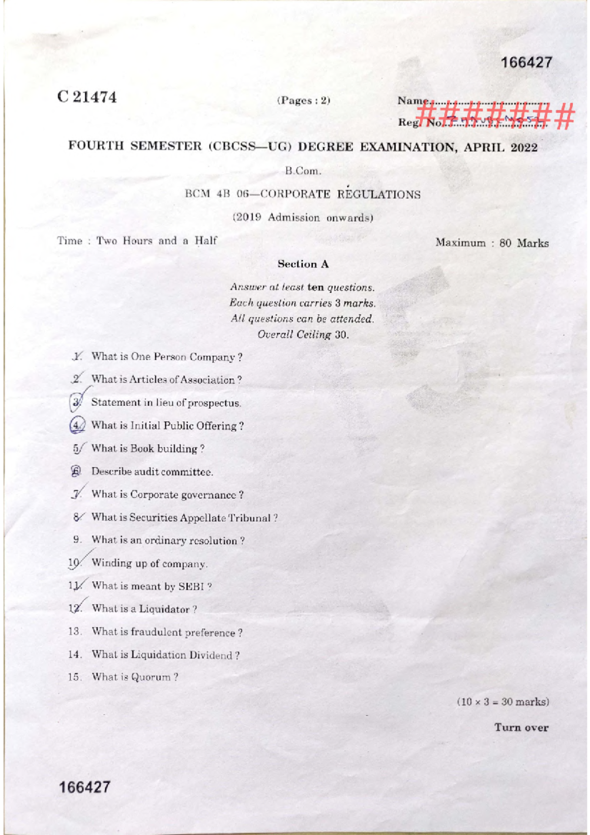 2022 Study Question Paper - Essential Review Notes - Studocu