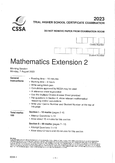 Math Extension 2 - Grade: 12 - New South Wales Higher School ...