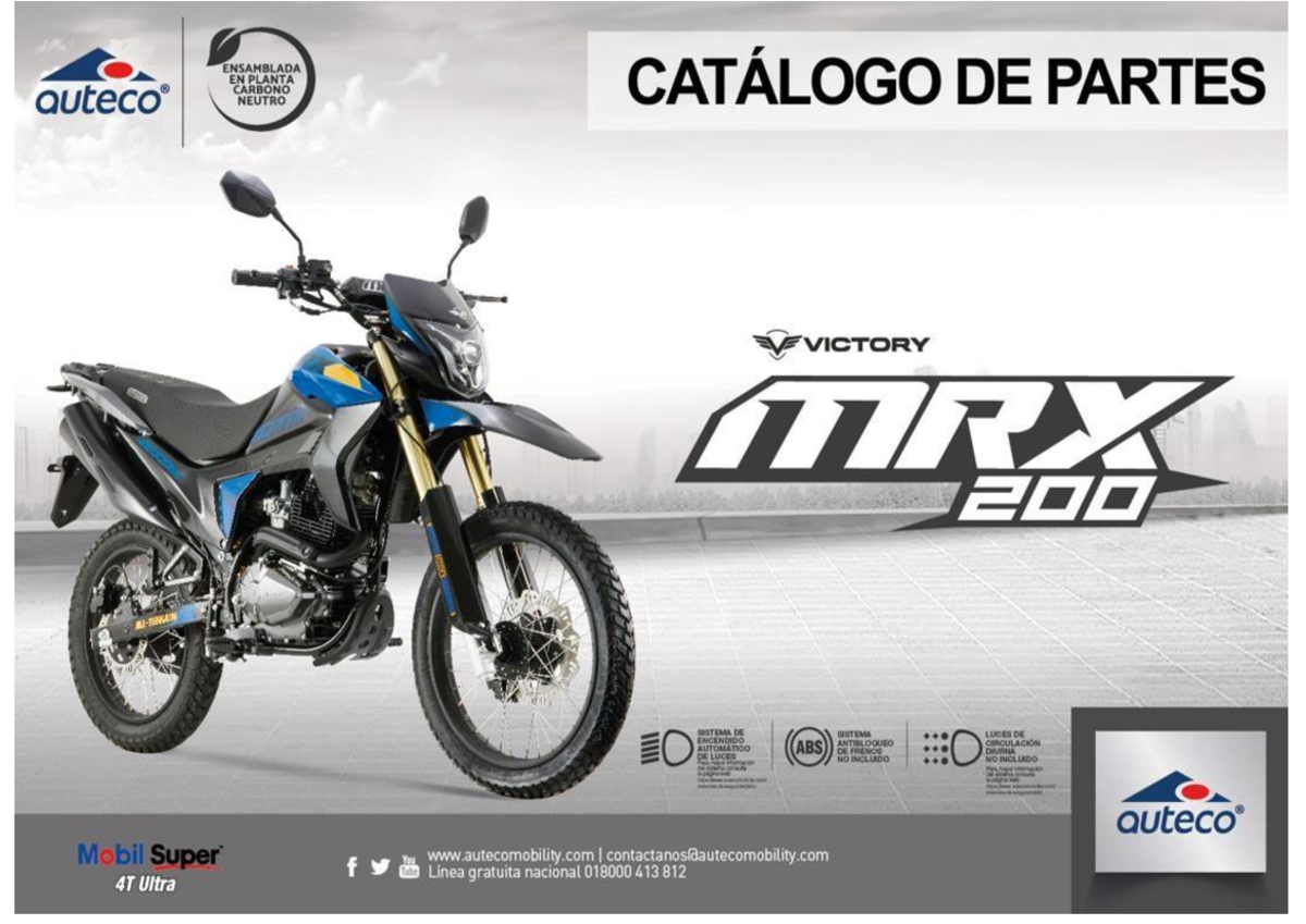 Catálogo de Partes MRX 200 - Abril 2024 (Actualización) - Studocu