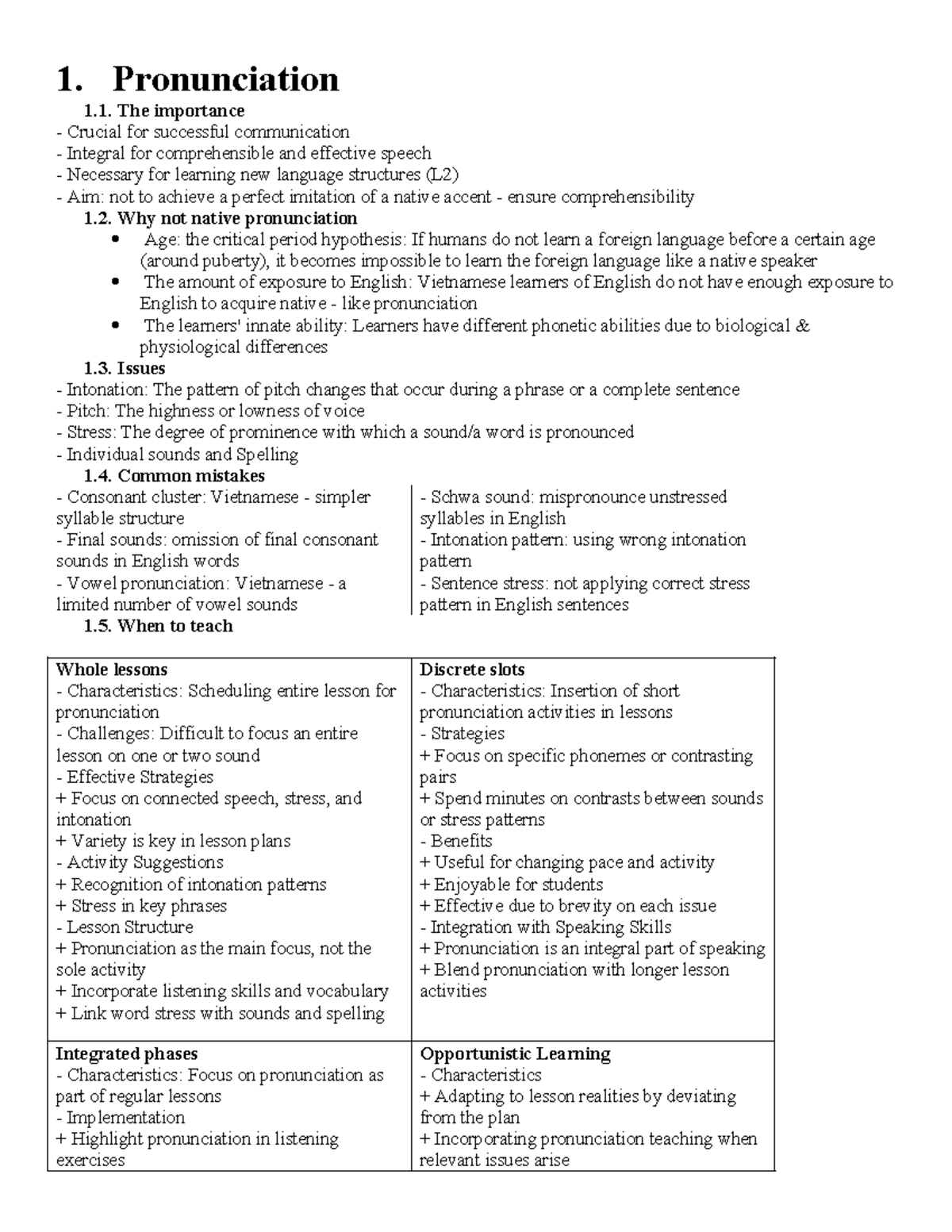LLDH2 Pronunciation Techniques and Teaching Strategies for Effective