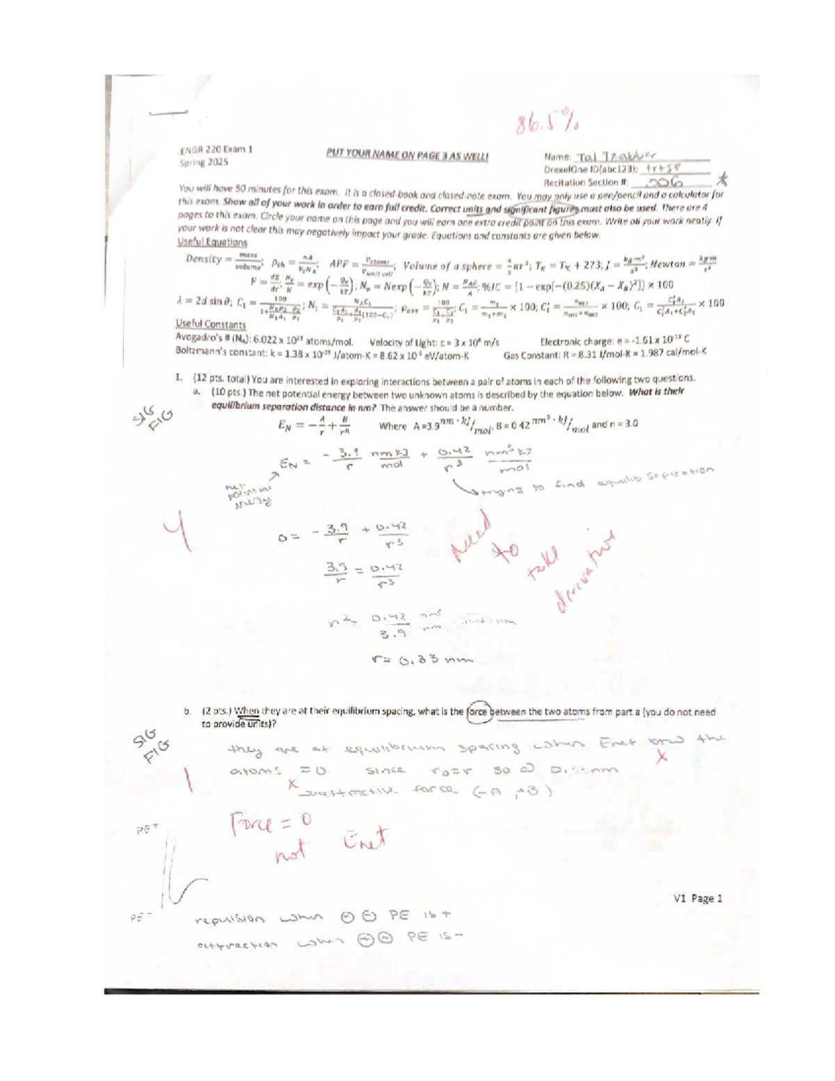 Math 200 Calculus IV Midterm Exam 1 - Winter 2025 - Studocu