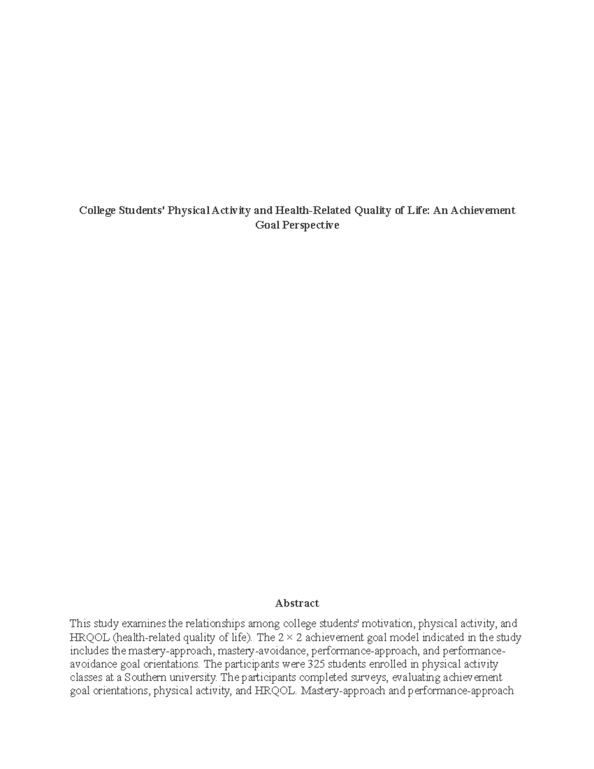 RSCH 201: Article Analysis Assignment Instructions and Guidelines - Studocu
