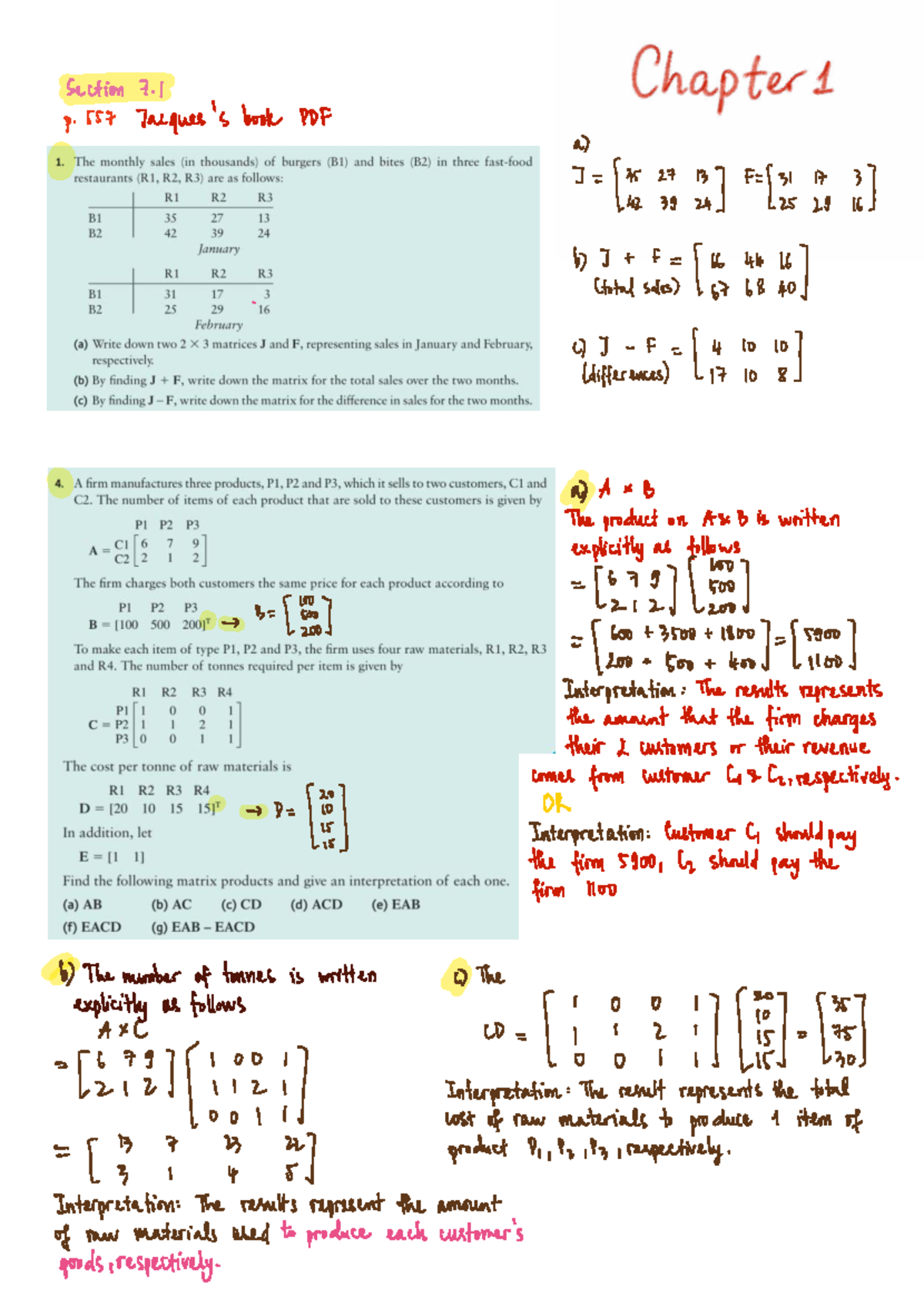 Individual Assignments for Course Code: MATH 101 - Chapter 1 & 2 ...