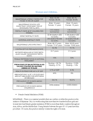 Migration Assessment - POLSC 377 1 Migration: Individual Assessment ...