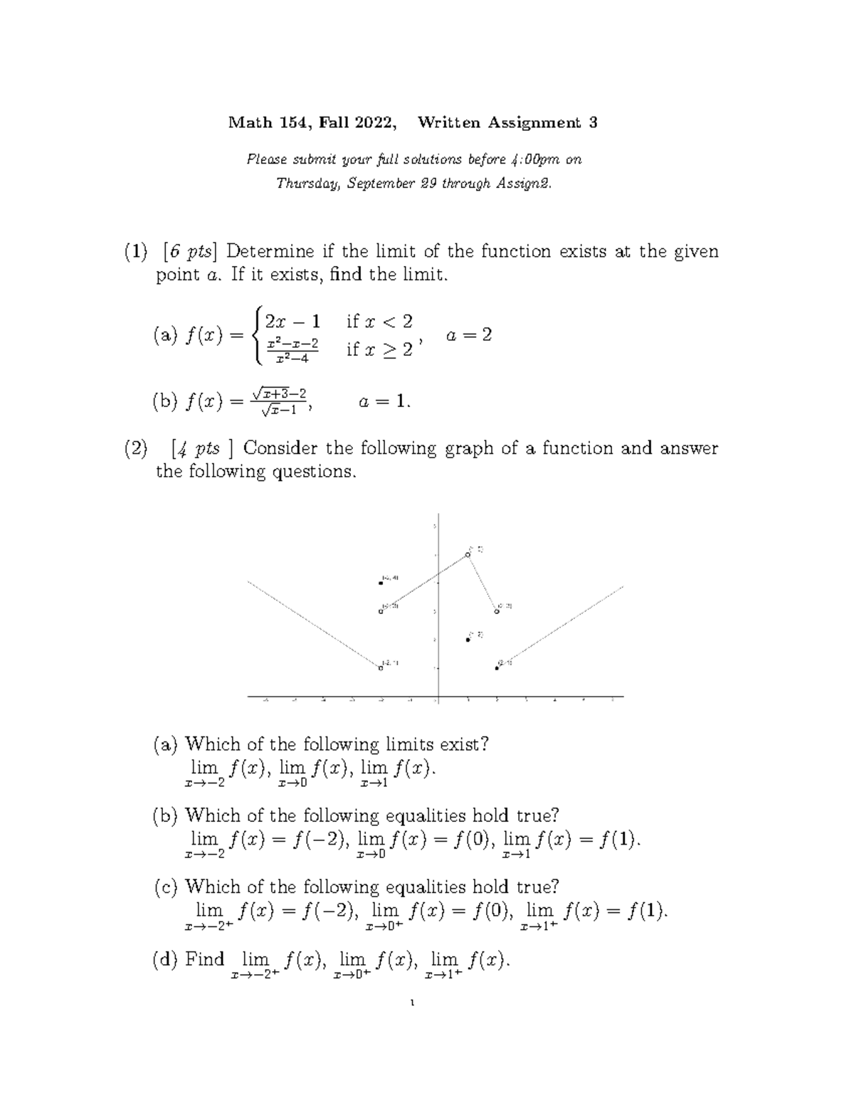MATH154 - Homework Assignment #3 Solutions and Details - Studocu