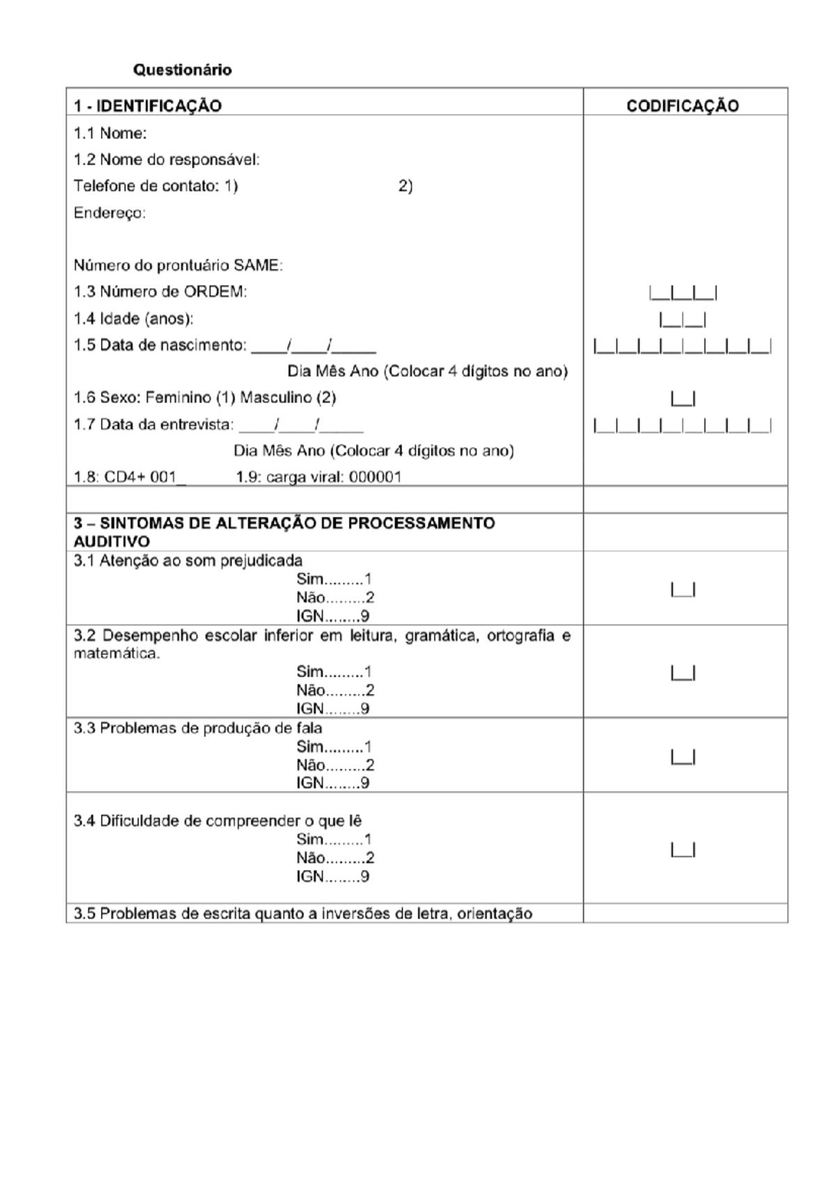 ASPA Simplified Assessment of Auditory Processing Analysis - Studocu