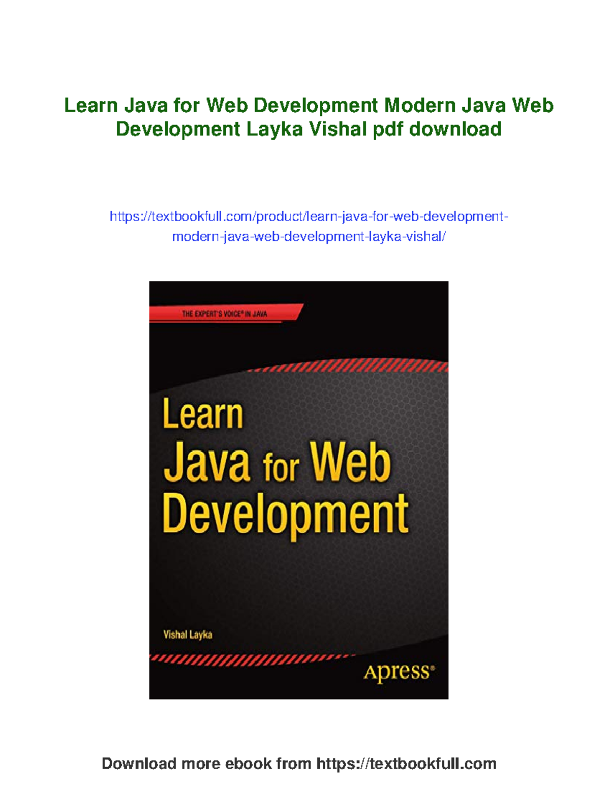 Java EE 7: A Comprehensive Guide to Modern Web Development Techniques ...