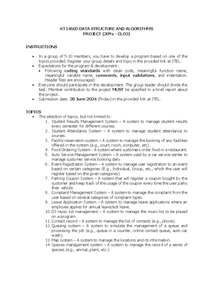 Technical Report - good for preparation for assignments - TECHNICAL ...