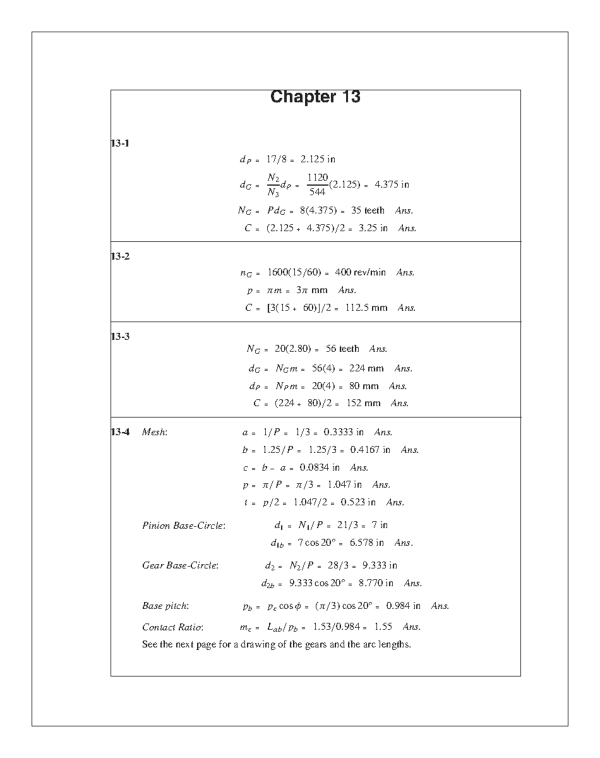 Chapter 13 Solutions Manual - Mechanical Engineering Design (25541345 ...