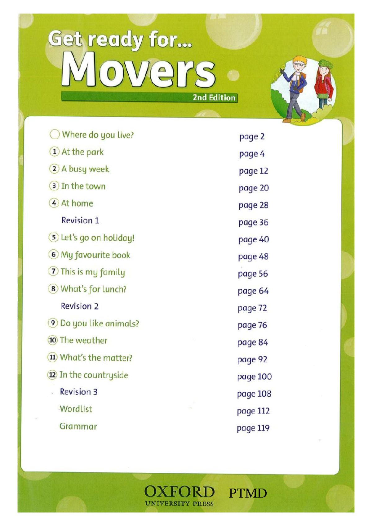Movers 2nd Edition Study Guide: Get Ready for Success in English - Studocu