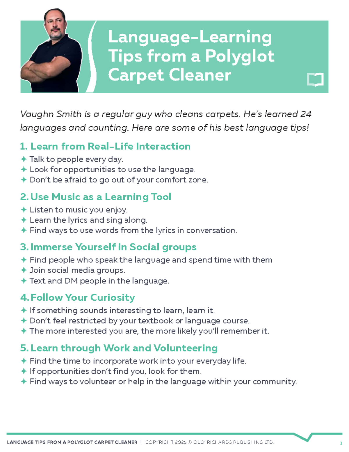 Language Learning Tips from a Polyglot Carpet Cleaner - Studocu