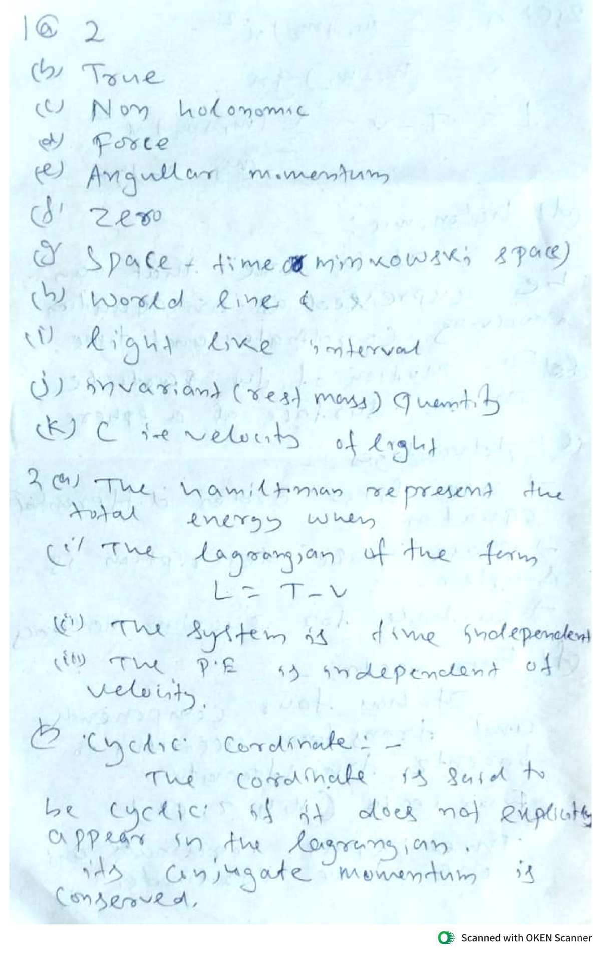 Physics Lecture Notes: Special Theory of Relativity (PHYS 101) - Studocu