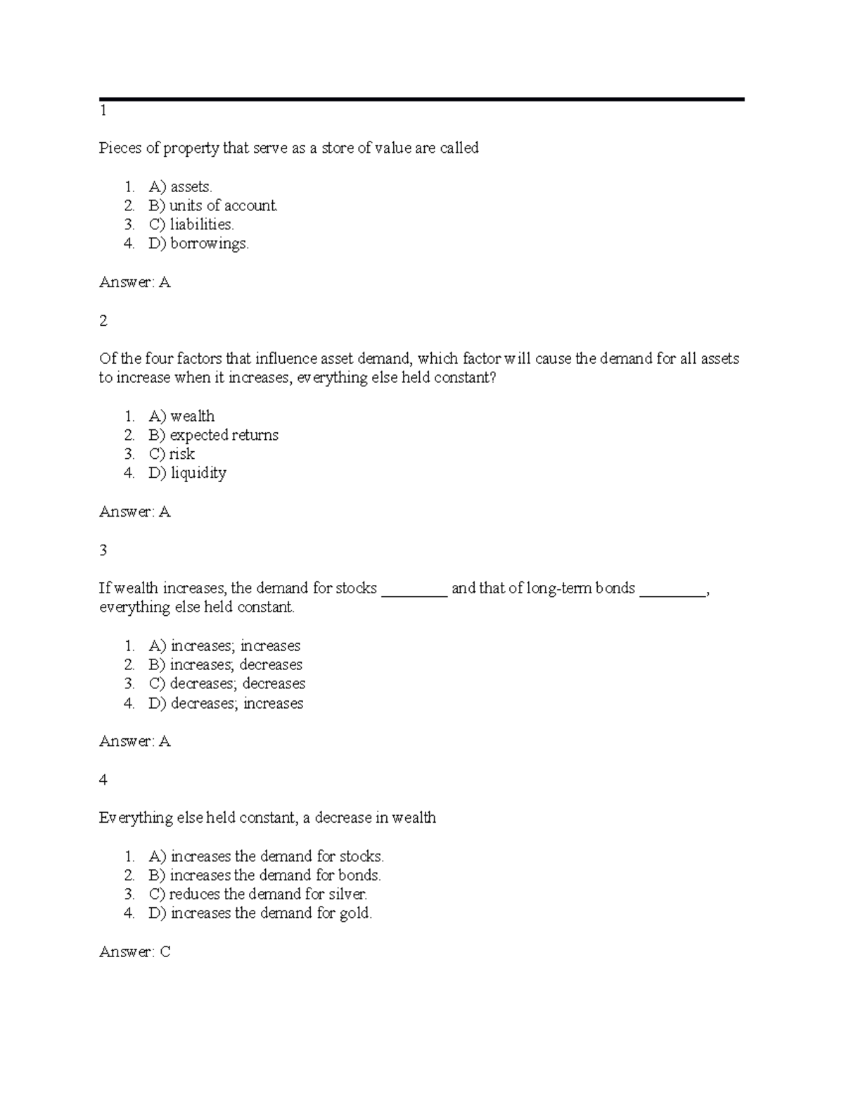 Chap 5 - Overview of Money, Banking & Financial Markets Concepts - Studocu