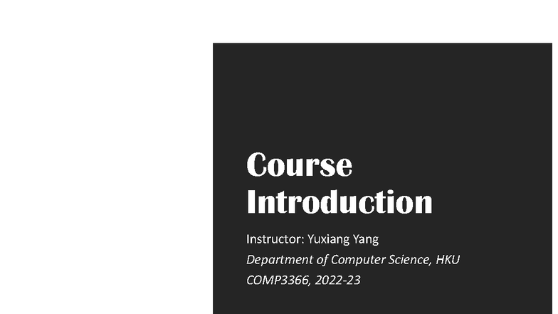 COMP3366: Introduction to Quantum Computing and Its Applications - Studocu