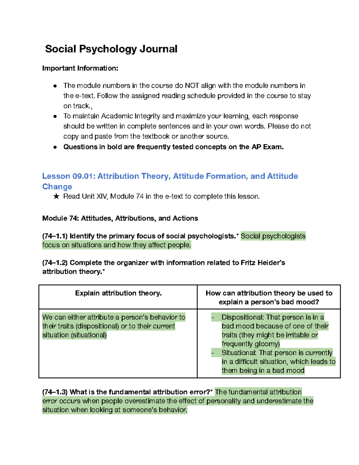 Social Psychology (PSY 101): Key Concepts and Theories Overview - Studocu
