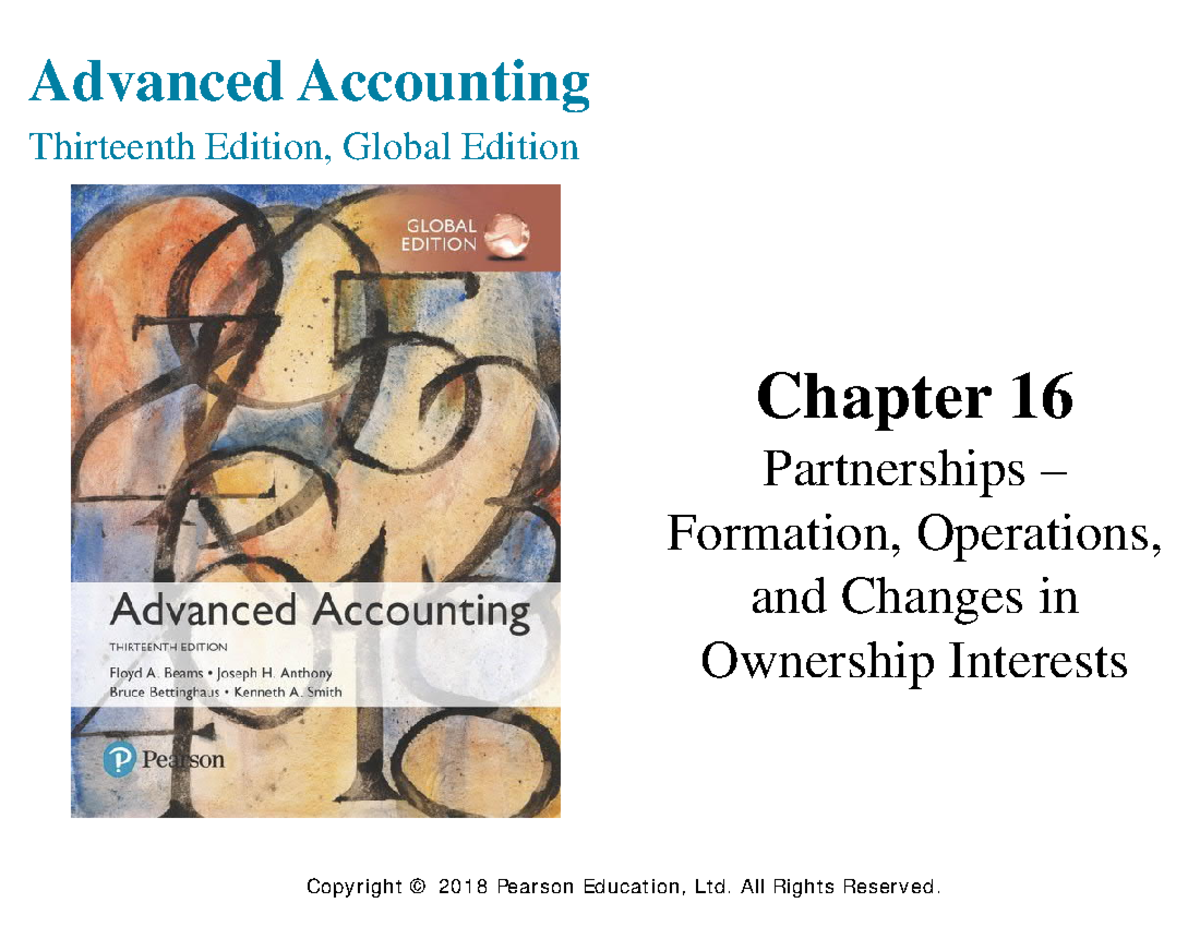 Beams Advanced Accounting 11th Edition Solutions - The Best Picture Of Beam