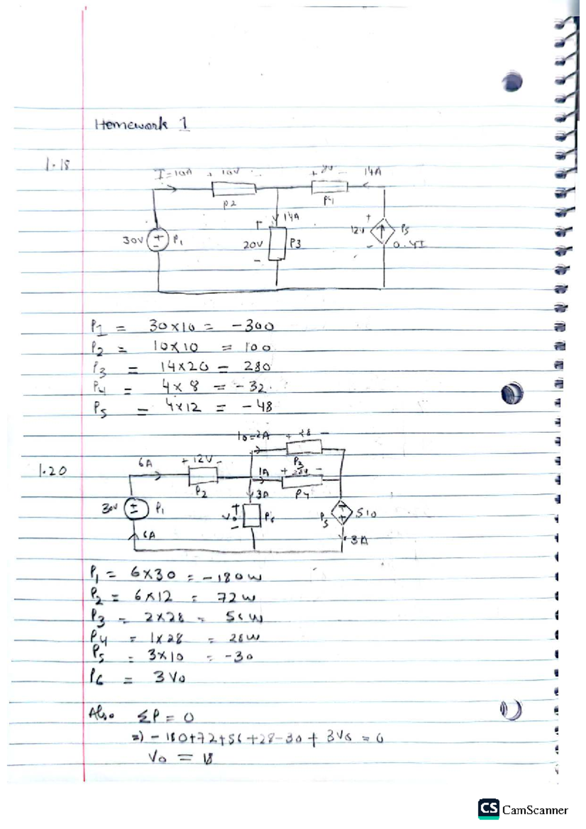 Homework 1: Electrical Circuit Analysis - Summer 2026 - Studocu