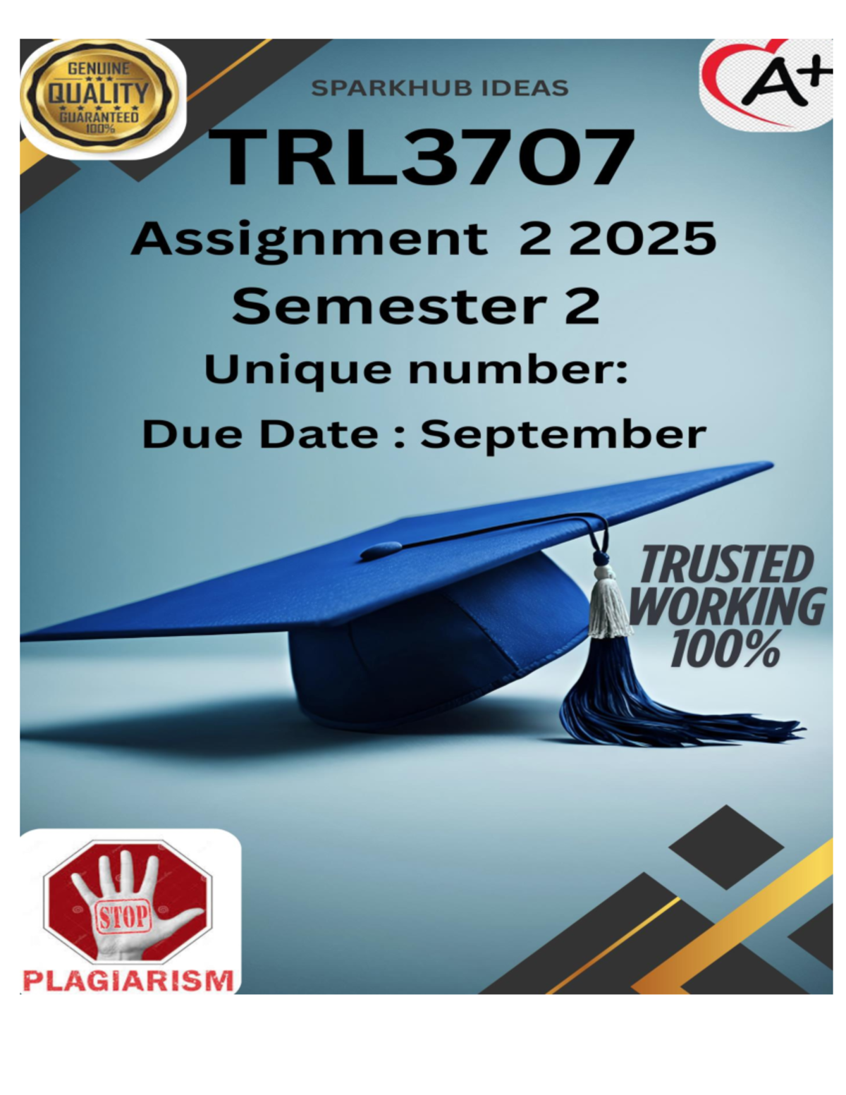 TRL3707 Assignment 2 Complete Answers - Semester 2 2025 - Studocu