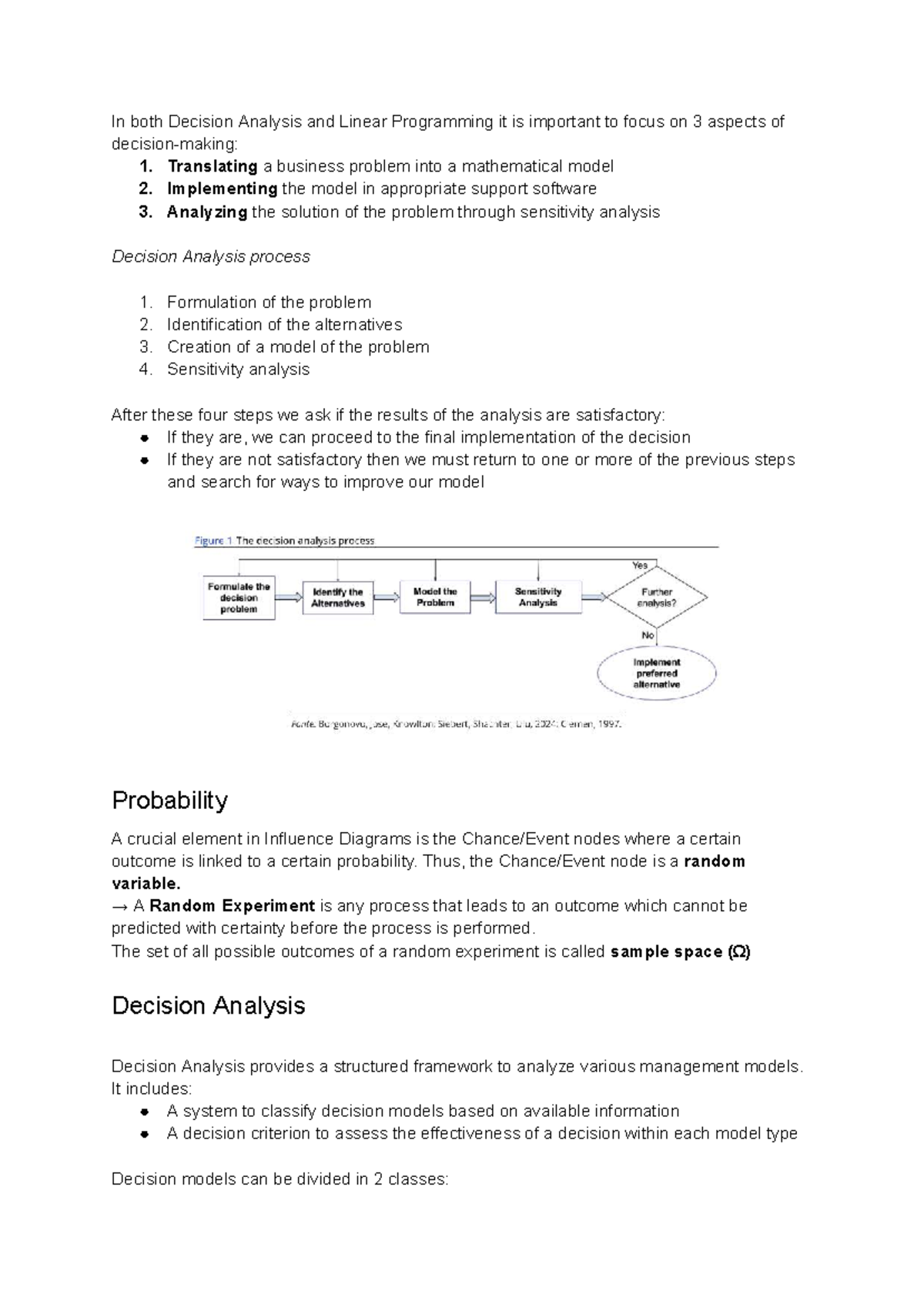 Business Analytics: Decision Trees and Influence Diagrams - Studocu