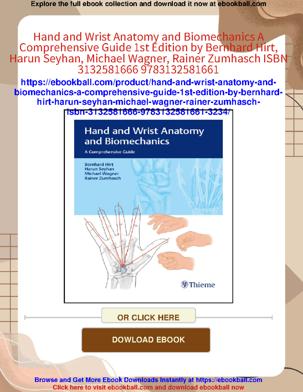 Hand and wrist anatomy and biomechanics: A comprehensive guide - Studocu