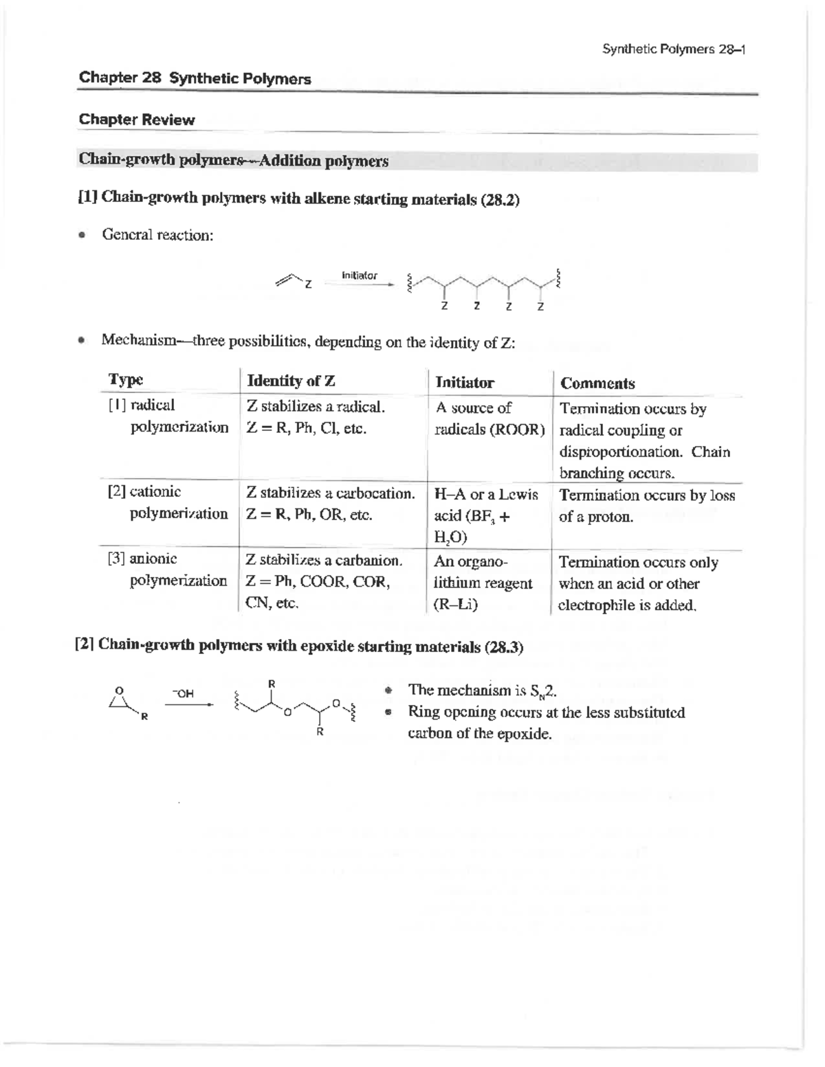 Ch28 - Smith's Organic Chemistry 6th Edition Notes - Studocu