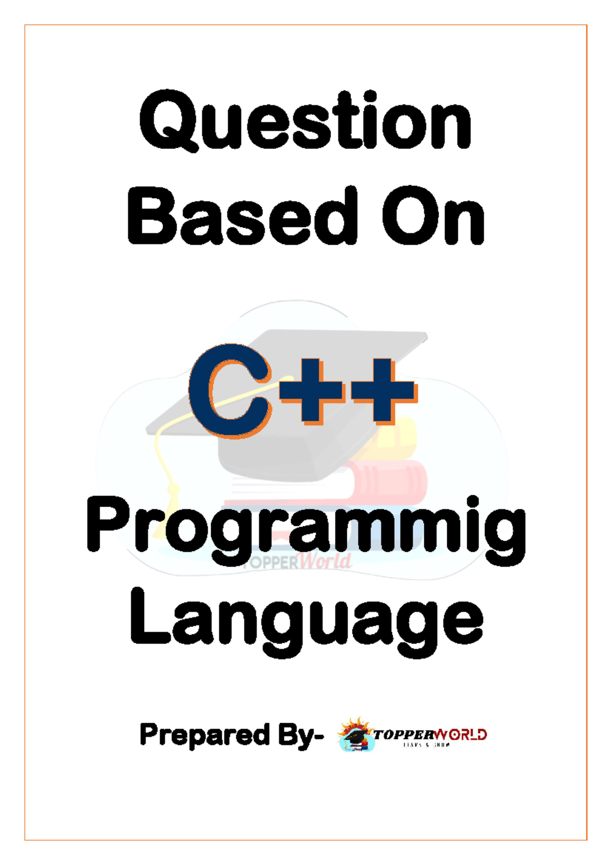 Question Based On C 1 - Knowledge - Question Based On Programmig ...