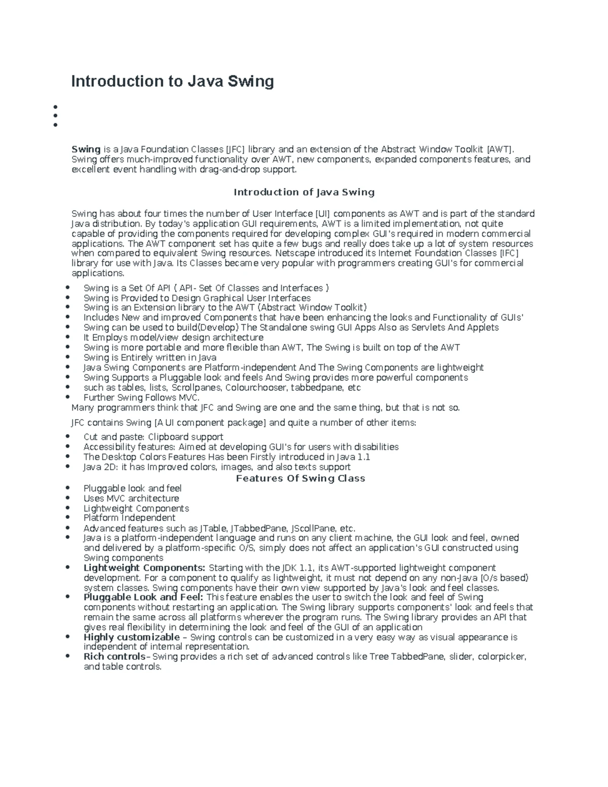 Java-4: Comprehensive Guide to the Collection Framework in Java - Studocu