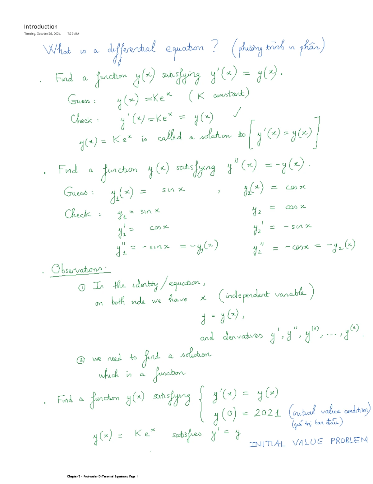 Chapter 2 - Second-order Differential Equations - 21 - Second-order ...