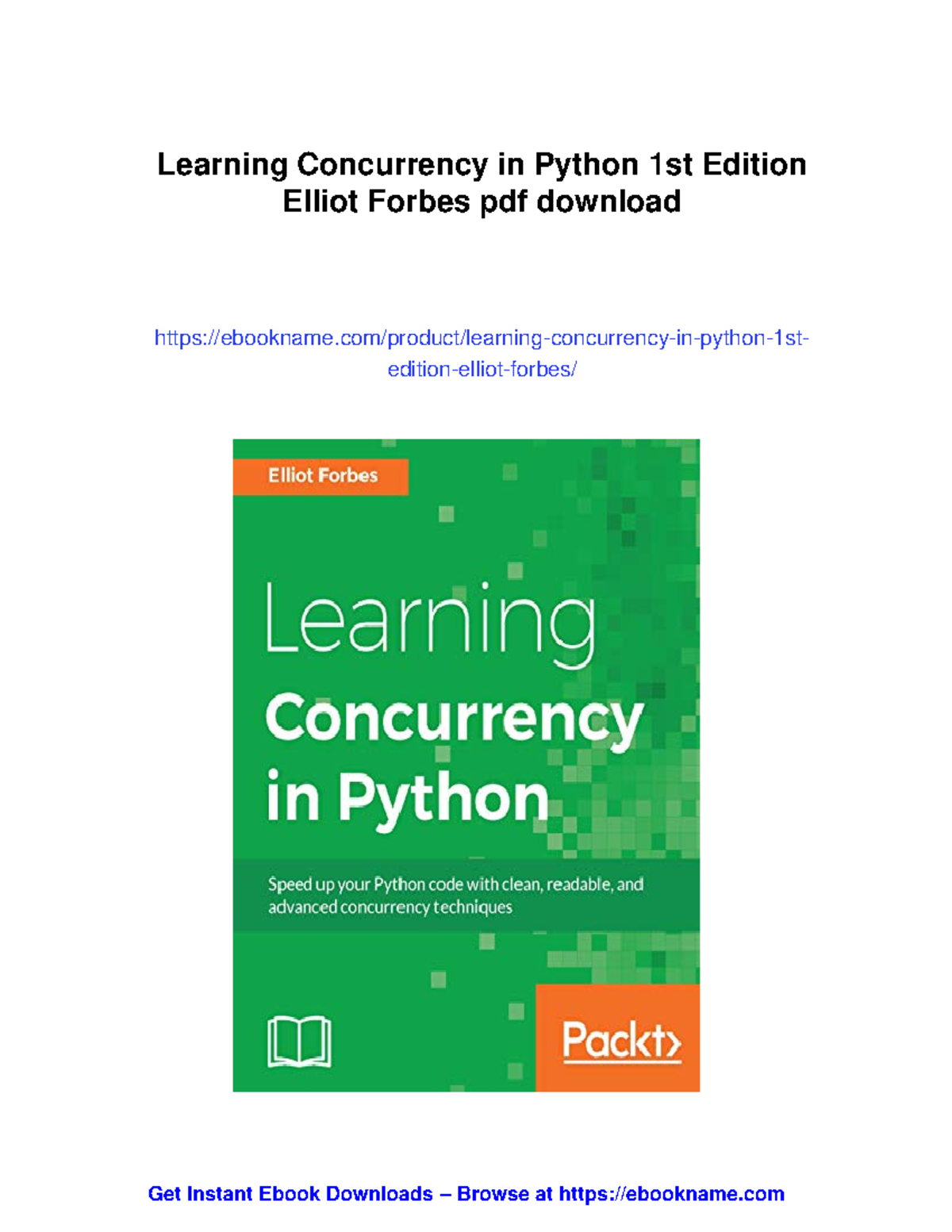 Learning Concurrency in Python: A Comprehensive Guide (1st Ed.) - Studocu