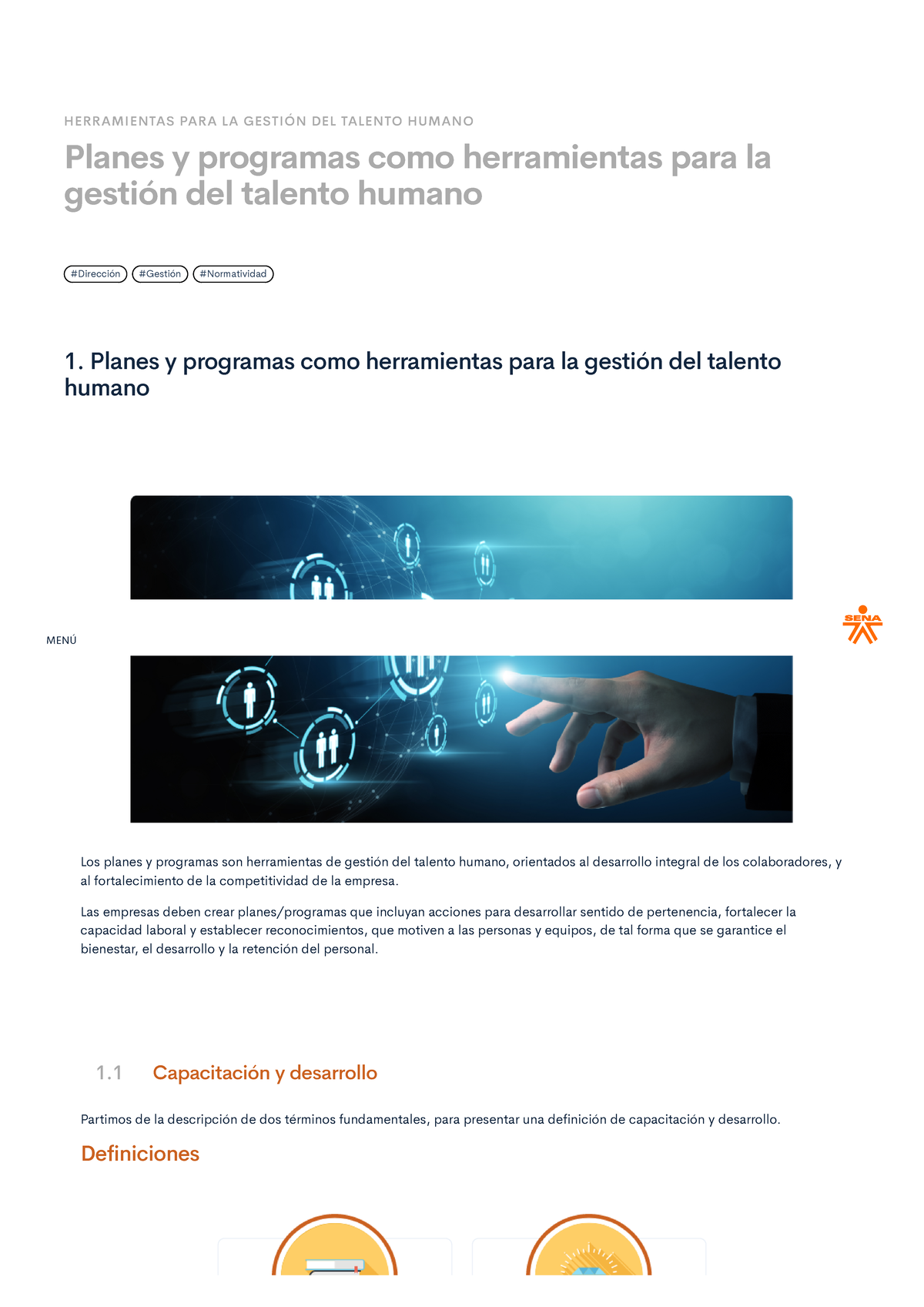 Planes y Programas para la Gestión del Talento Humano: Herramientas ...