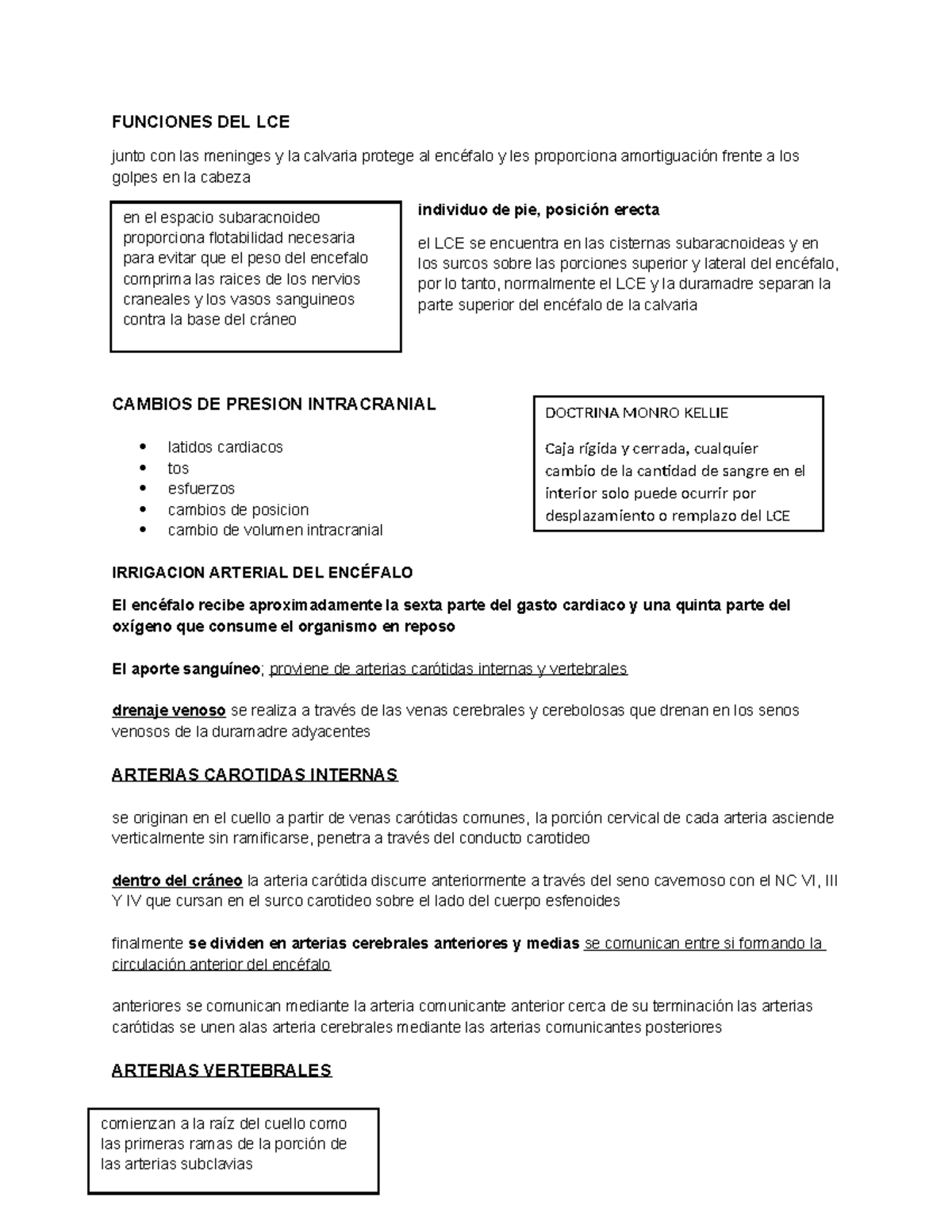 Funciones del LCE y su Relación con el Encéfalo y Vasos Sanguíneos ...