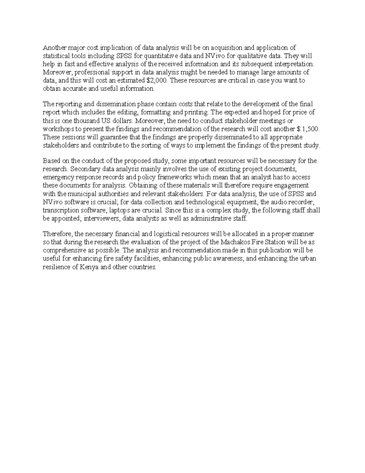 Untitled document.edited - Another major cost implication of data ...
