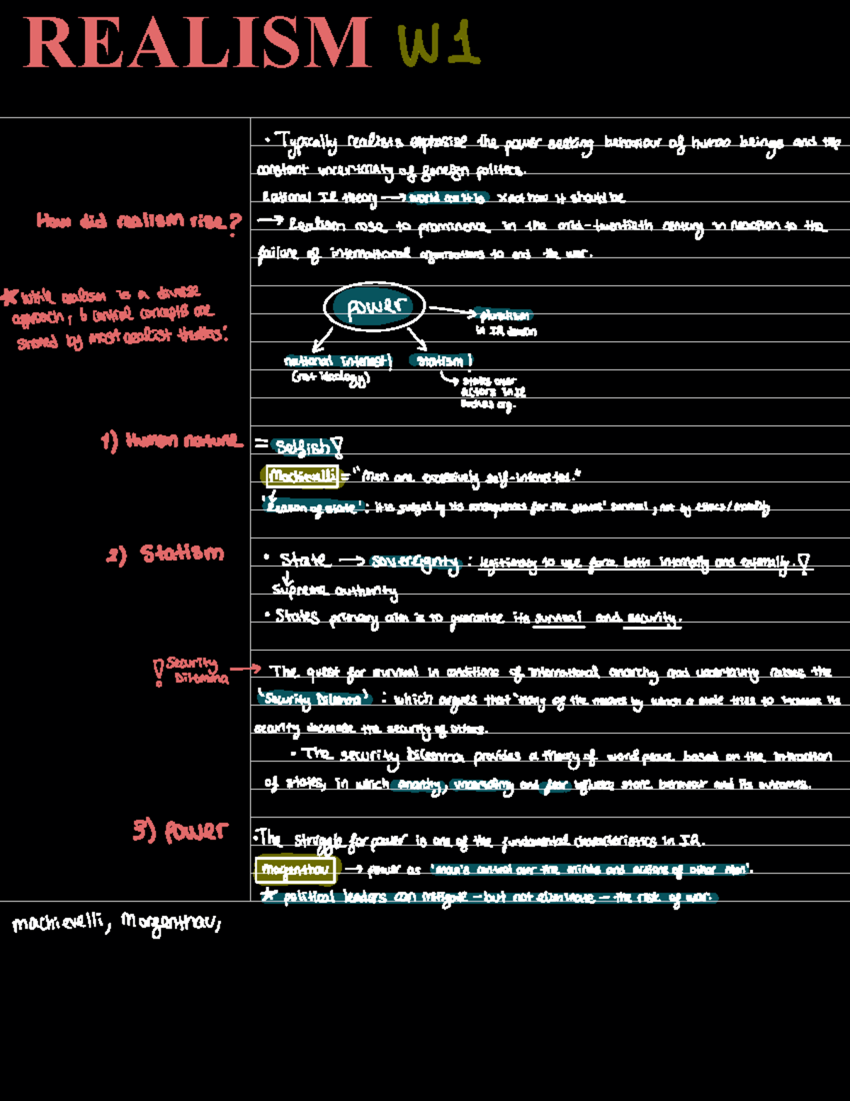 Realism in International Relations: Key Theories & Terminologies (IR ...