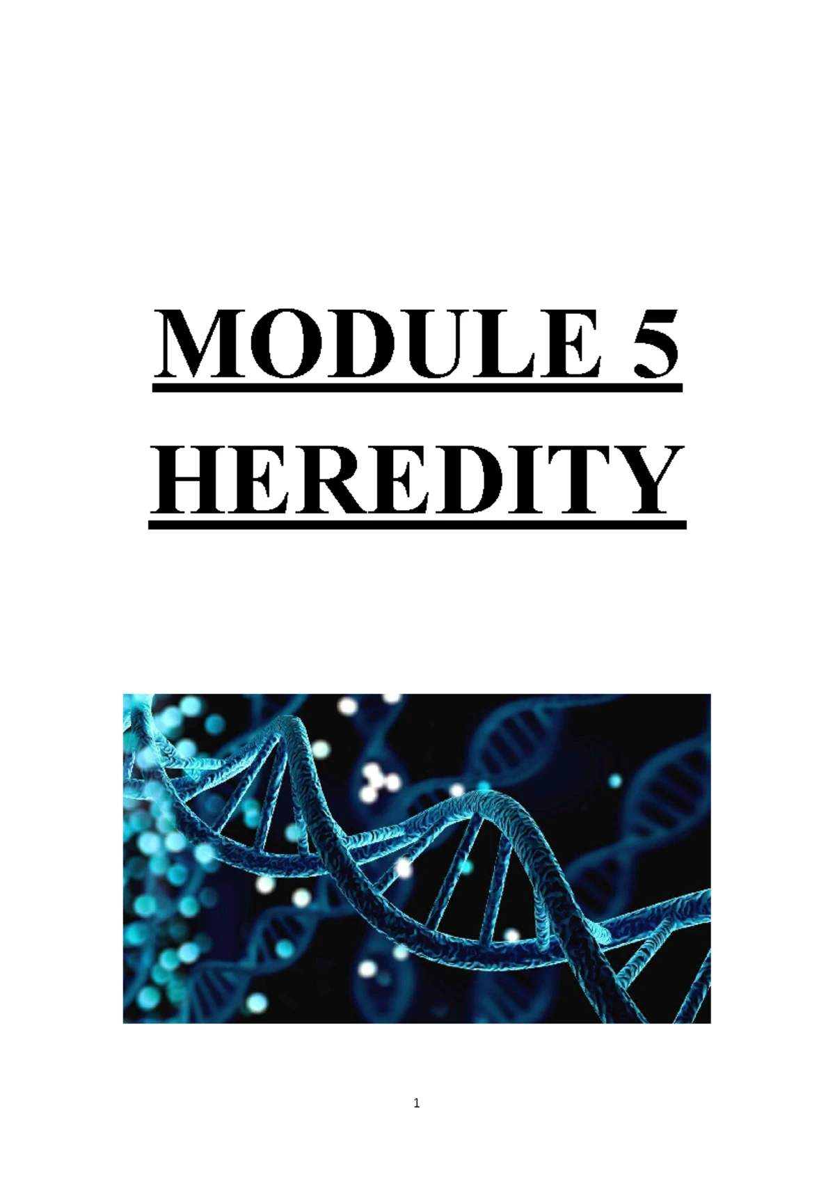 HSC Biology Module 5: Heredity and Reproduction Study Notes for Band 6 ...