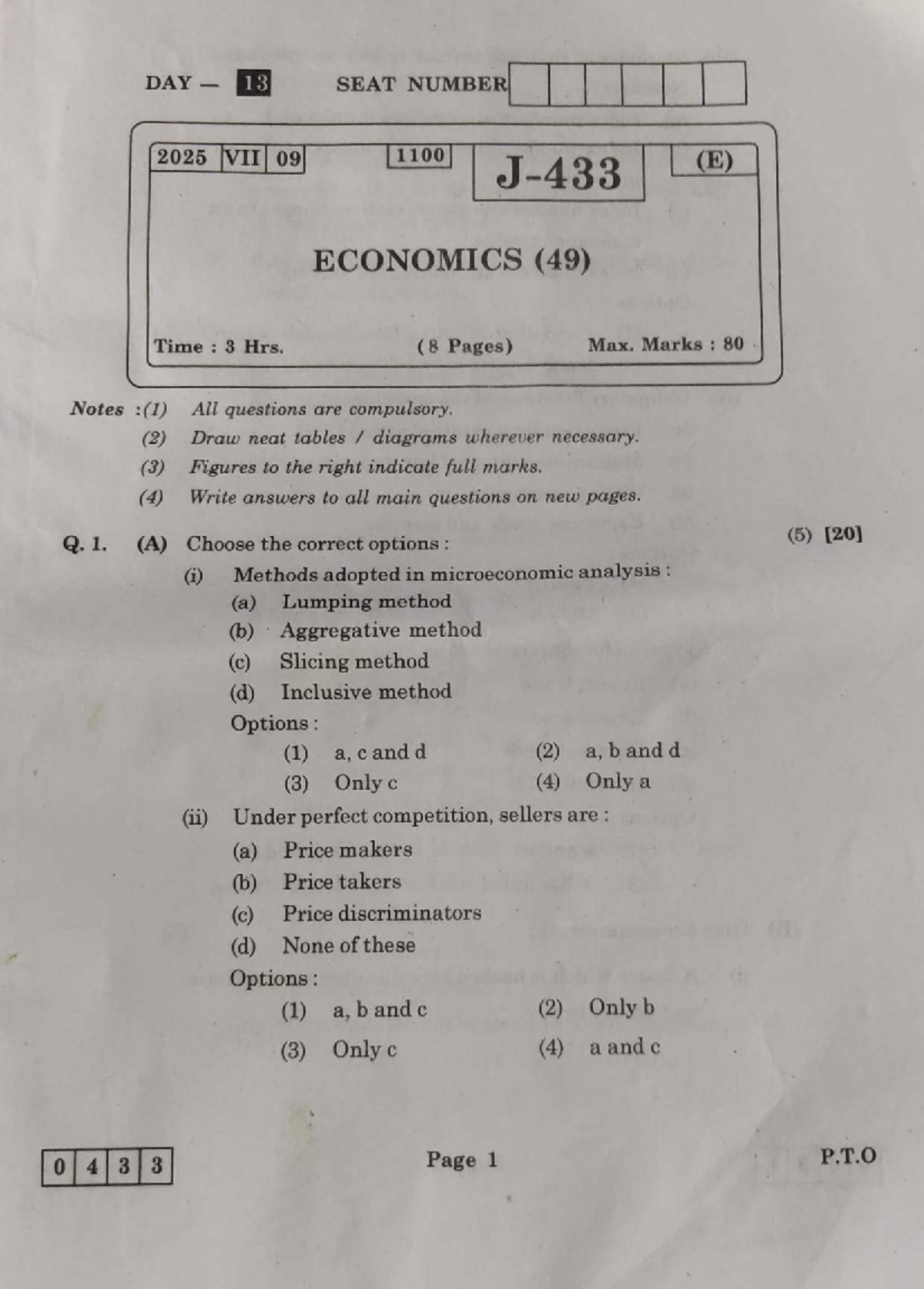JULY 2025 ECO - Final Exam Notes on Microeconomics and National Income ...