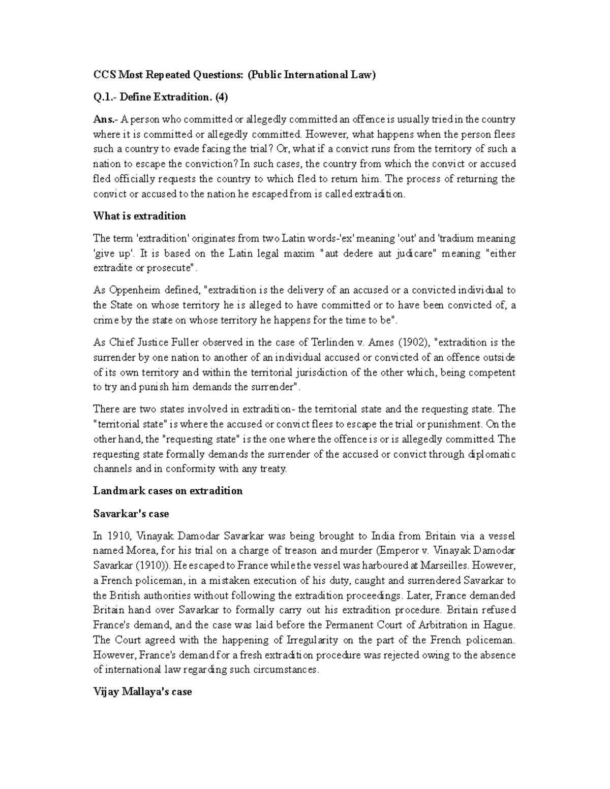 PIL 2023: Most Repeated Questions & Key Concepts in Public ...