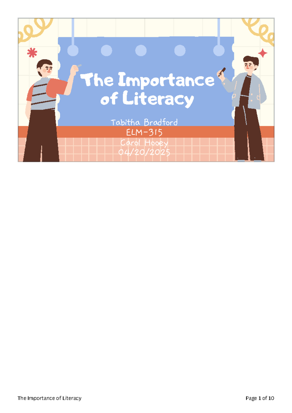 The Importance of Literacy: Strategies for Effective Reading ...