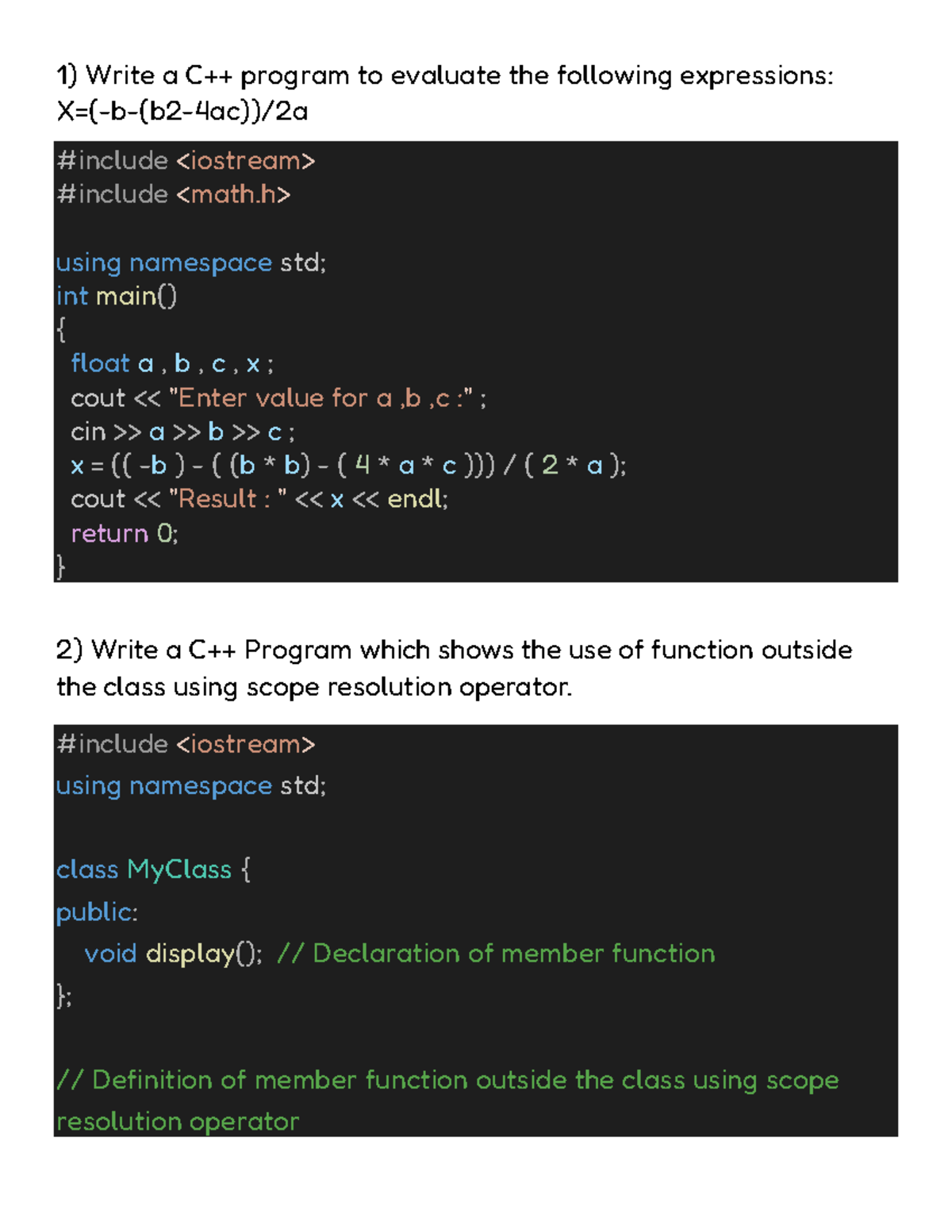 OOP Practical Programming Guide for C++ - OOP 101 - Studocu