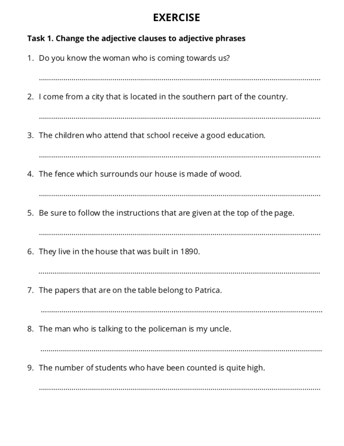 Final Exam Study Notes on Reduced Relative Clauses - Studocu