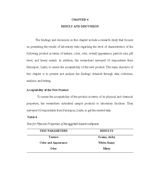 CHAPTER 3: RESEARCH METHODOLOGY ON CHICKEN EGGSHELL TOOTHPASTE - Studocu