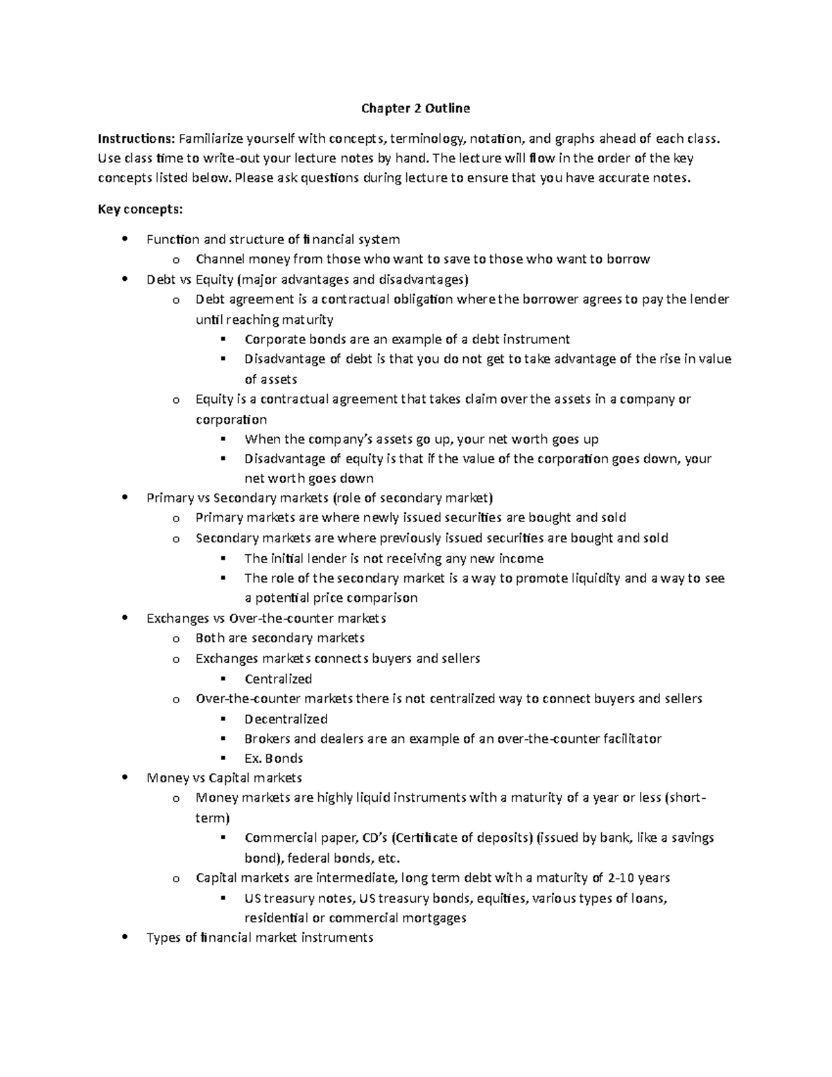 Chapter 2 Outline-1 - Yeah - Chapter 2 Outline Instructions ...