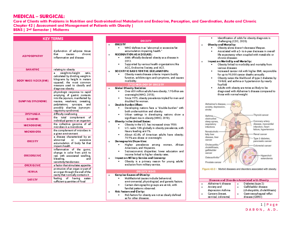 CHAP 42: Strategies for Managing Obesity in Clinical Nursing Practice ...