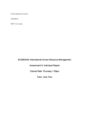 Assignment 2 Group presentation - Assignment 2: Group presentation Use ...
