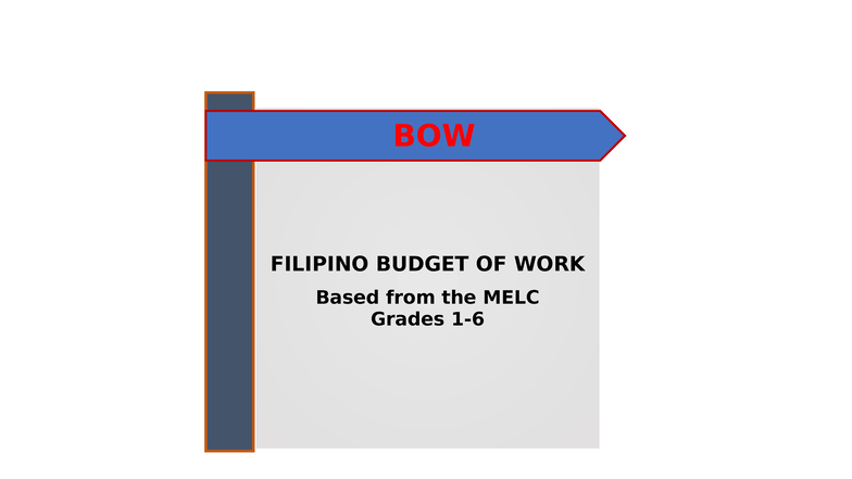 BOW FILIPINO BUDGET OF WORK FOR GRADE 6 - Studocu