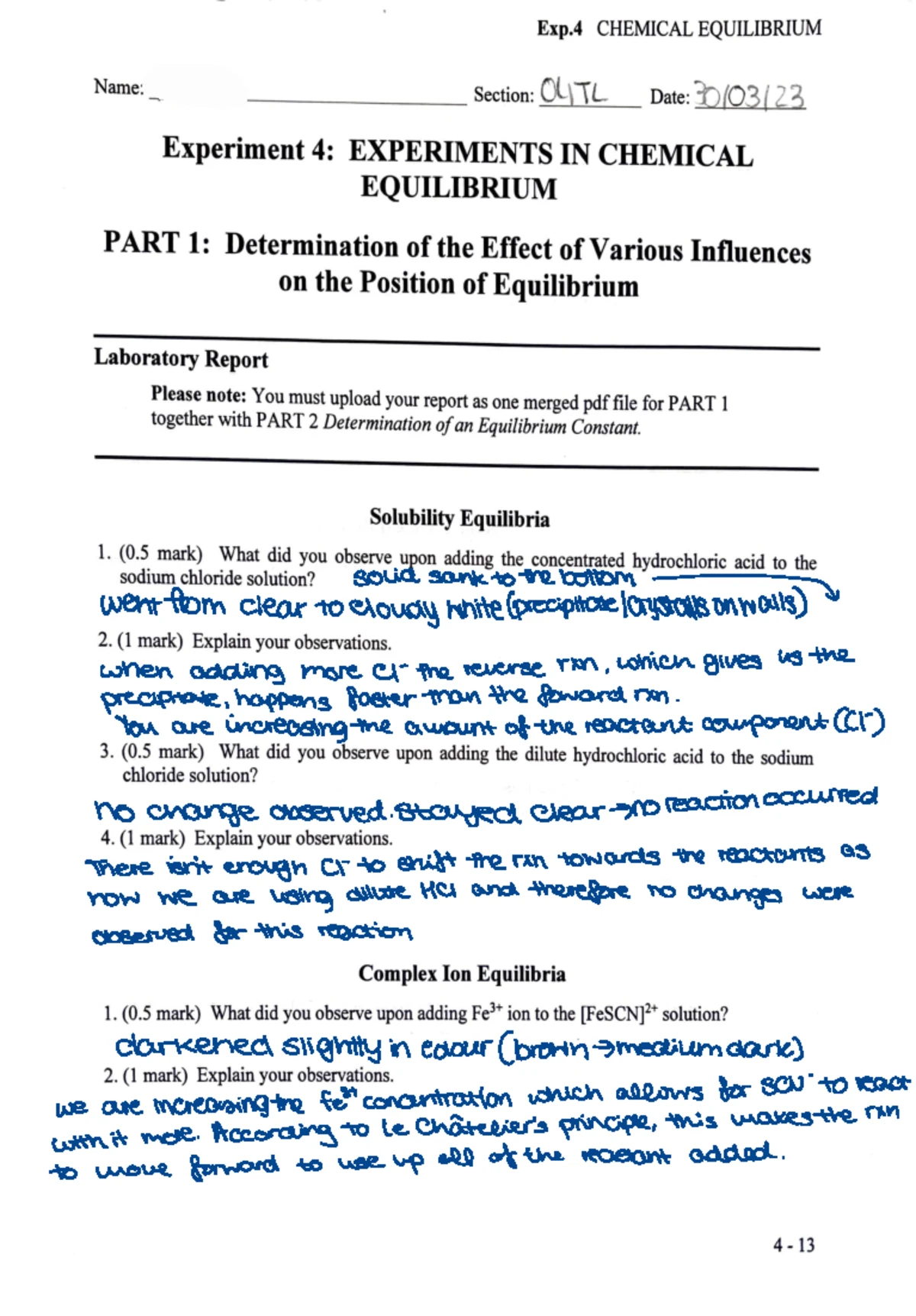 CHEM 206 Final Exam Cheat Sheet - Essential Constants & Formulas - Studocu
