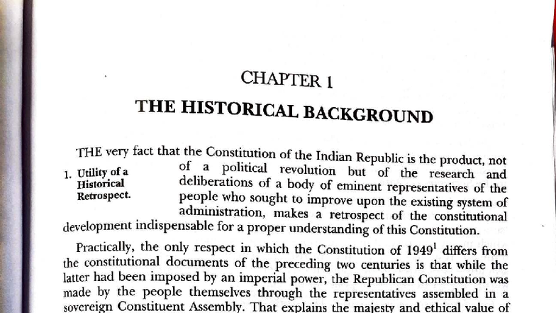 CHAPTER 1: HISTORICAL BACKGROUND OF THE INDIAN CONSTITUTION (DD BASU ...
