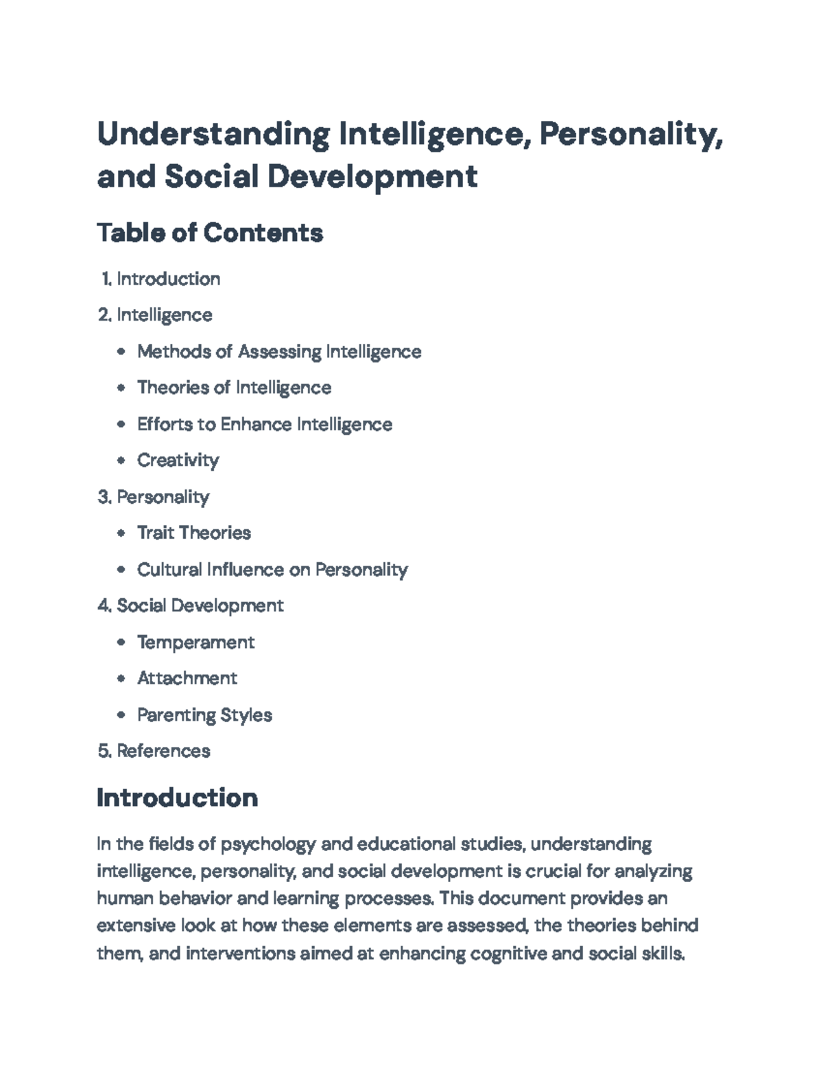 Psych 101: Understanding Intelligence, Personality, and Social ...