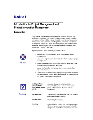 Module 3 Cost and Quality Management - Module 3 Cost and Quality ...