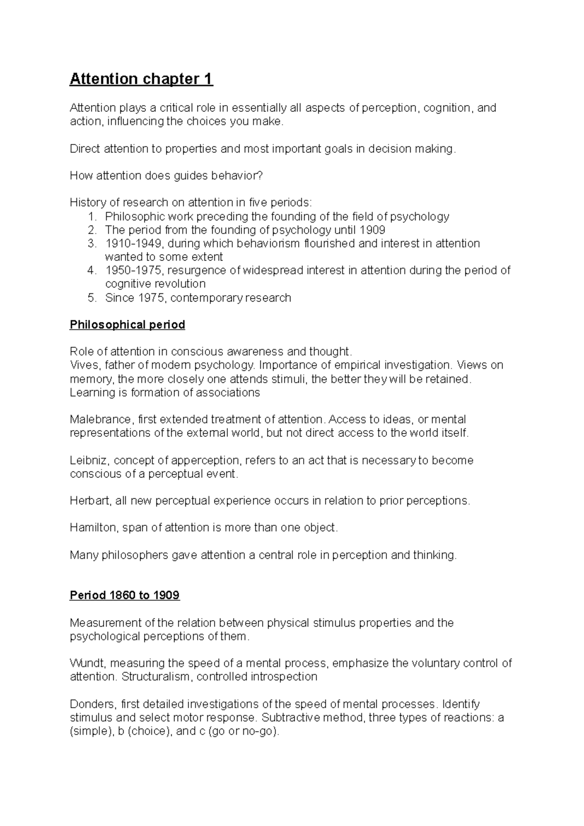 Attention: Theory & Practice - Chapter 1 Overview and Historical ...