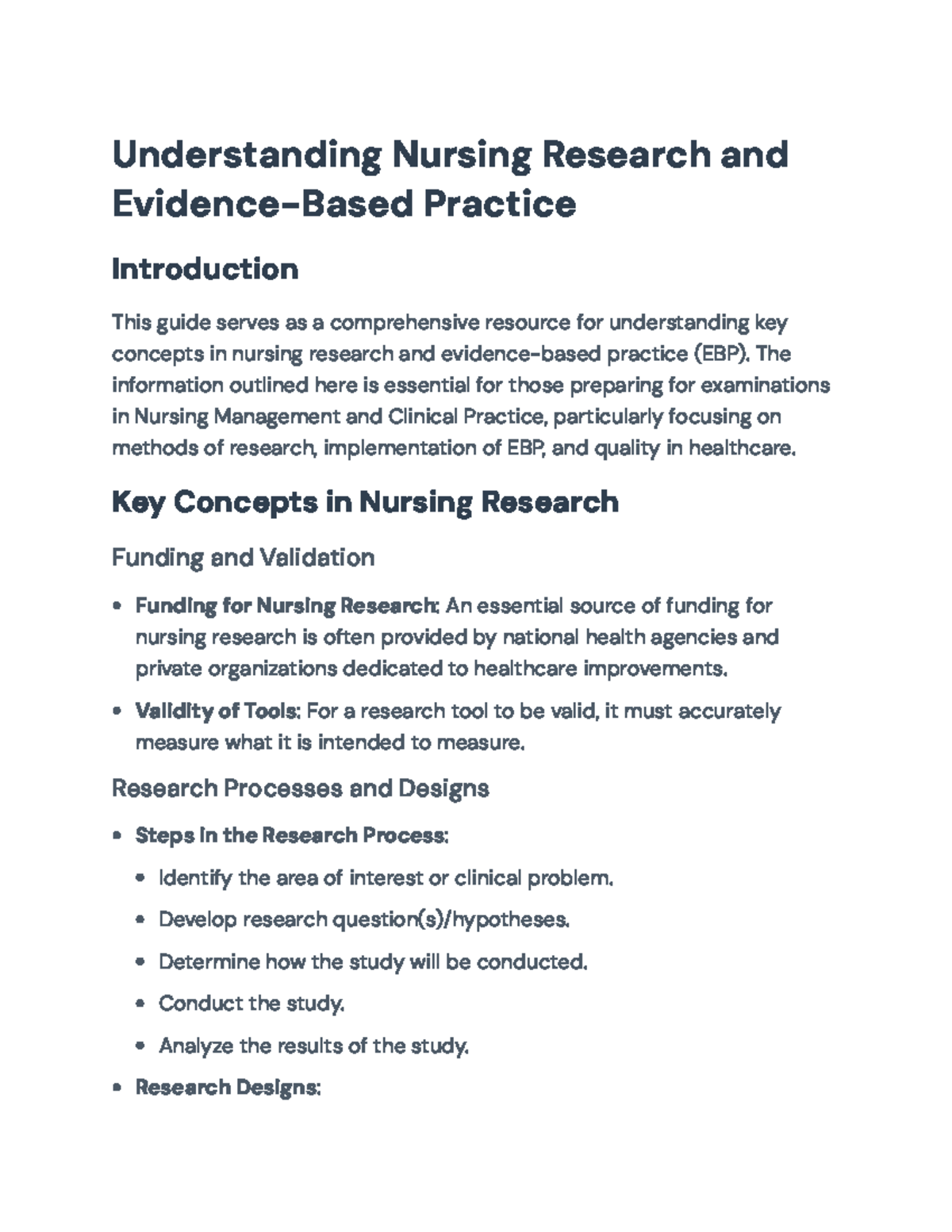 Nursing Research & EBP: A Comprehensive Guide for Clinical Practice ...